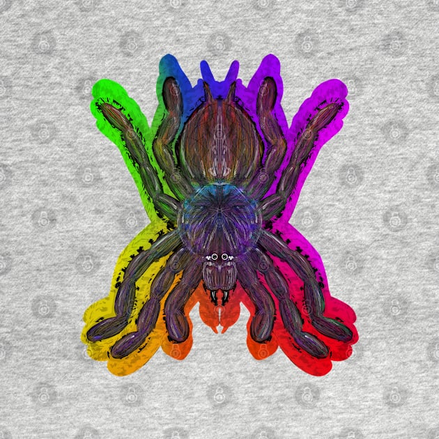 Rainbow Tarantula (No Background) by IgorAndMore